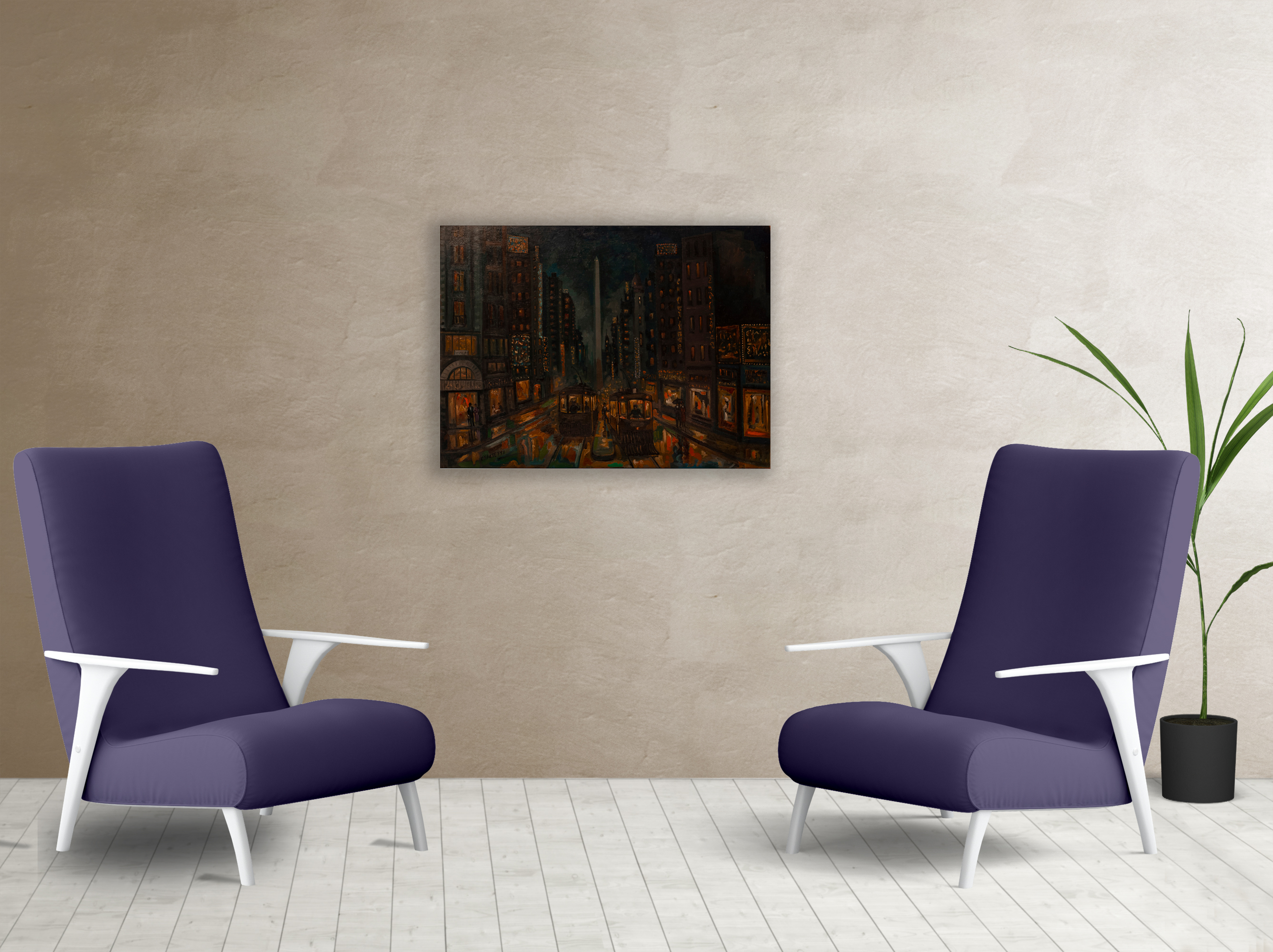 Living cuadro Buenos Aires 9